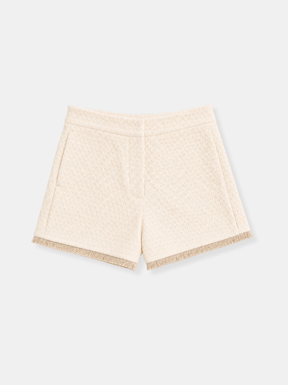 TRINA TURK
VALERA FRINGE SHORT | BONITA BEIGE